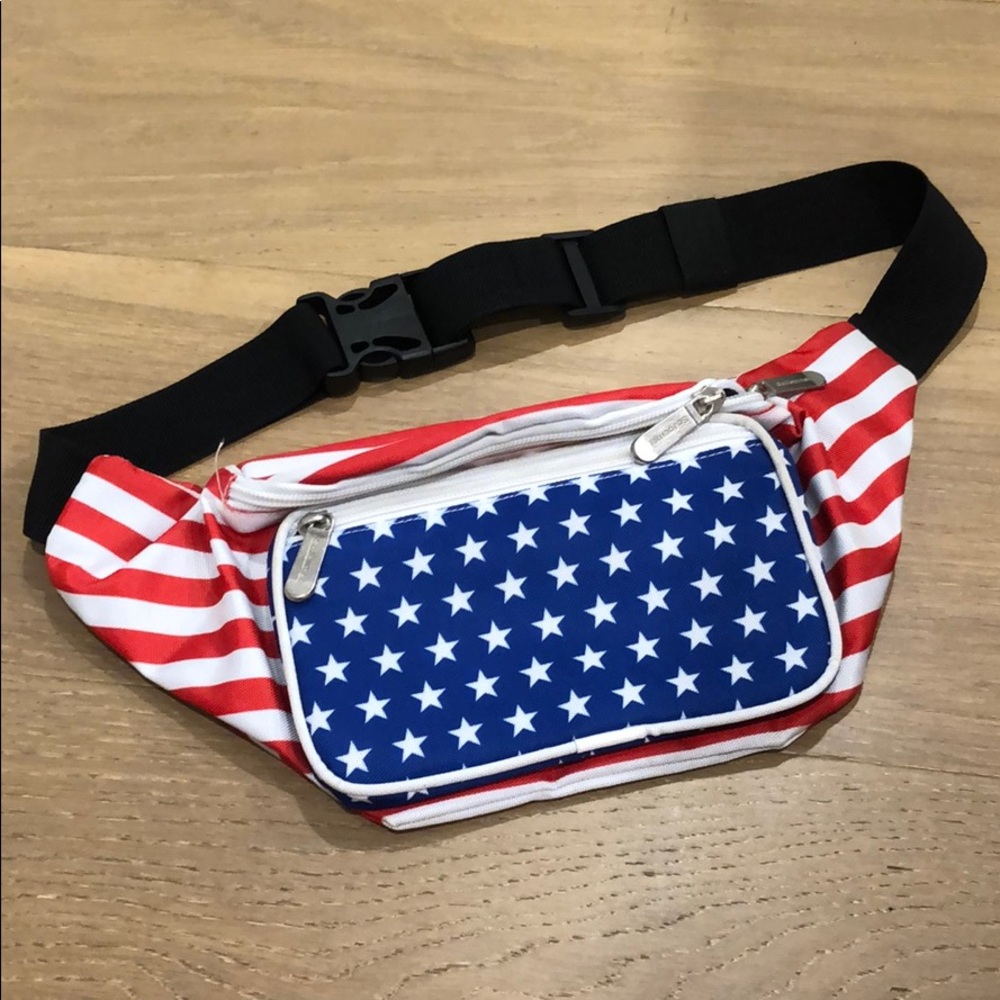 USA Red, White & Blue Fanny Pack